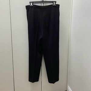 St. John Basics Black Pleated Pants